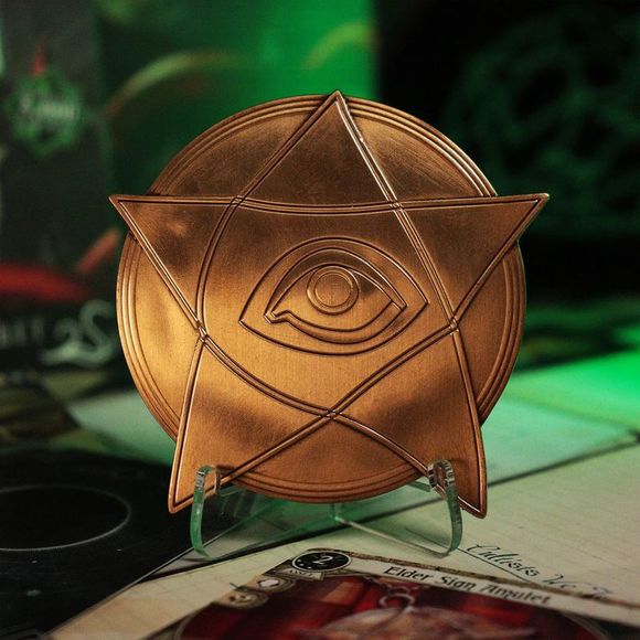 Arkham Horror Limited Edition Replica Elder Sign Amulet Medallion - Picture 5 of 7